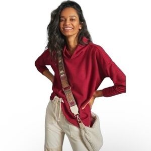 Anthropologie Oversized Theresa Mock Neck Tunic Top XS